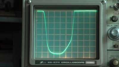 V diff across 6 Ohm load, triggering. 2V, 1ms. 17.JPG and 